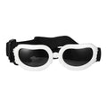 Multicolour Pet Goggles Adjustable Windproof Rope Dog Motorcycle Glasses Pet Photo Props Summer UV Protection Pet Headwear Vue White