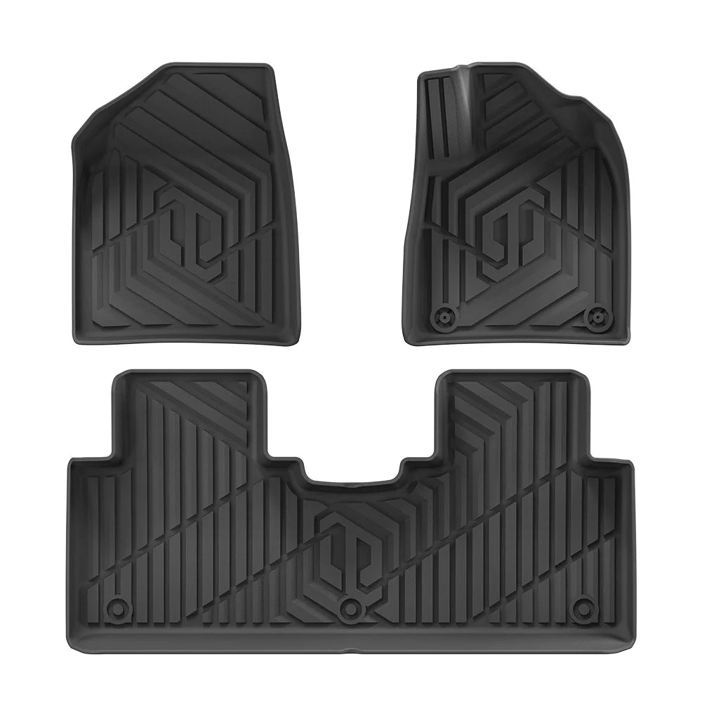 for Leapmotor C10 2024-2026 TPE 3D Car Floor Mats Cargo Liner Trunk Pad Waterproof All Weather Auto Accessories Black Vue C10 RHD 3PCS