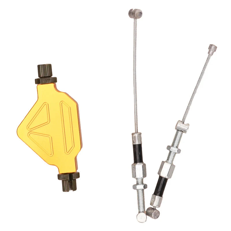 Stunt Lever Easy Pull Clutch System Universal Motorcycle Off-road Vue Yellow