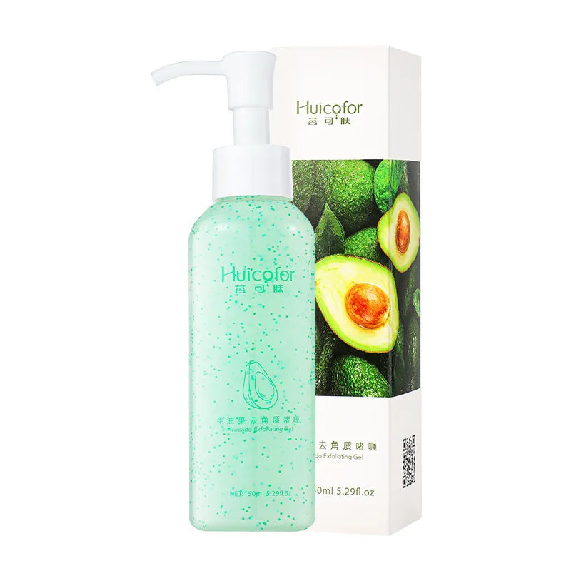 Fruit Acid Peeling Gel 120ml Facial Cleansing Exfoliating Peeling Scrub Deep Clean Acne Blackhead Remove Face Cleanser Vue Avocado