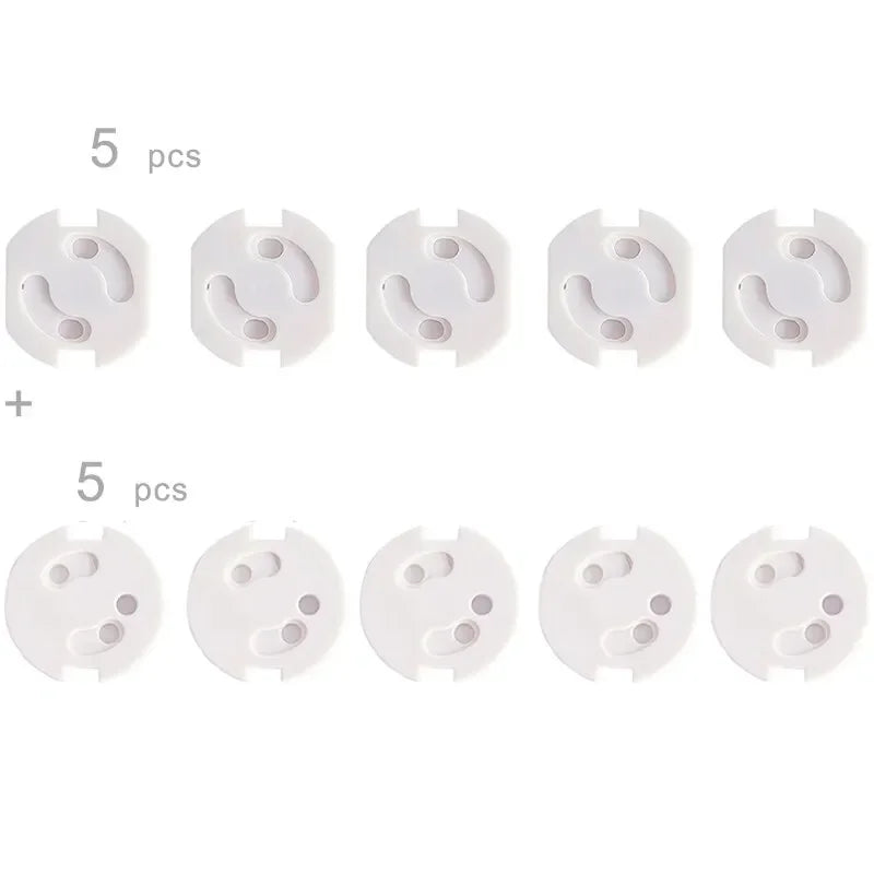 vvocci 10pcs Outlet Protectors Electrical Plastic Baby Safety Socket Covers Child Safe Socket Security Protection Vue B91 10pcs mixed