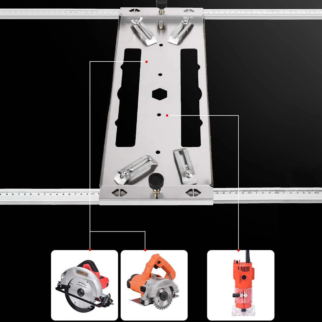 Saw Guide Rail – Multi-Function Circular Saw Edge Cutting Tool Saw Guide Rail Vue