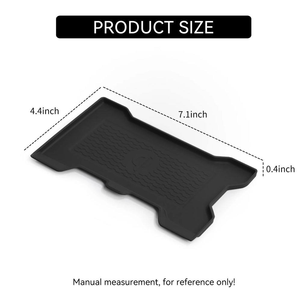 for Mitsubishi Triton 2024 2025 Car Anti-Slip Pad Silicone Only Fit With Wireless Charger Model Anti Dirt Pad Accessories Vue