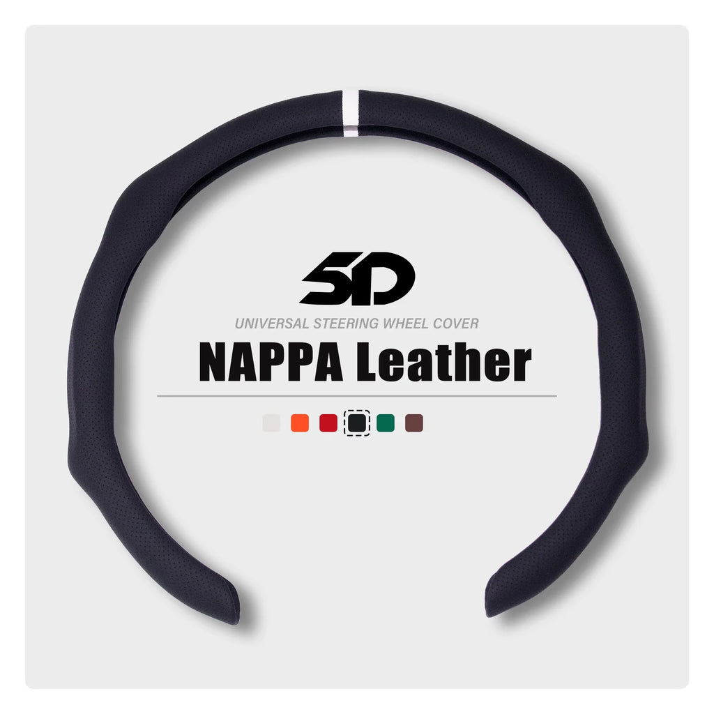 Universal O-shape Car Steering Wheel Cover NAPPA D-shape Dimensional Anti Slip, Timple And Fashionable Protector Car Accessories Vue