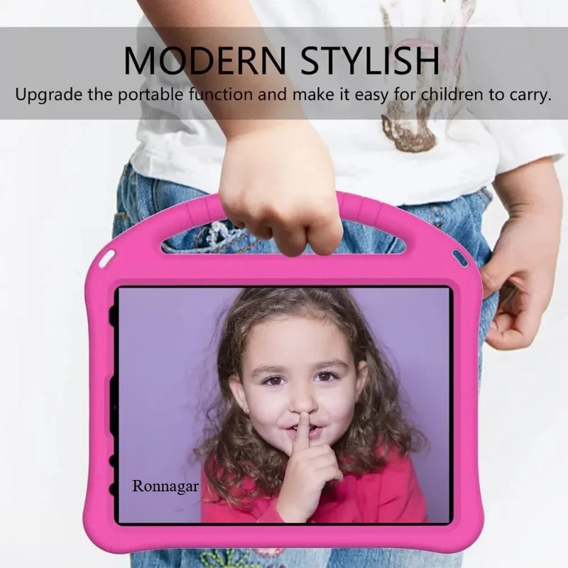 Ronnagar EVA Kids iPad Case with Stand – All Models 2024–2025 Kids Tablet Case Vue