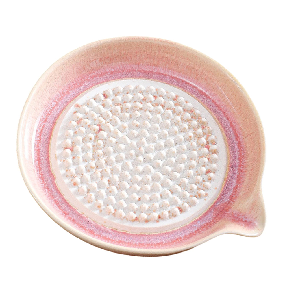 Ceramic Handheld Grater Plate – Ginger, Garlic & Spice Grinder Ceramic Grater Plate Vue