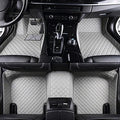 Custom Car Floor Mats For Jaguar XF XF-Sportbrake 2007-2025 All Weather Auto Accessories Foot leather Carpets Fashion Rugs Pads Vue Grey 2007-2015 XF