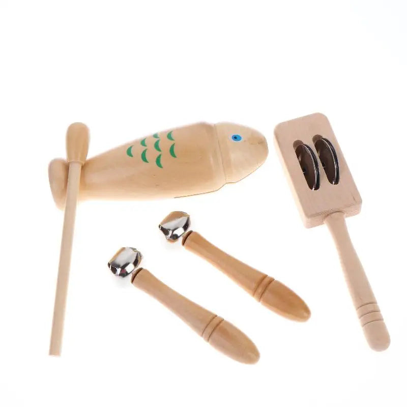 Durable Wooden Musical Instruments for Toddlers Baby Sound and Skill Exploration Set Vue