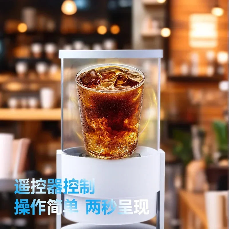 5D Hologram Projector Fan 360 Degree Cylindrica Screen Advertising Display Machine LED Light Beads WIFI Bluetooth Control Vue