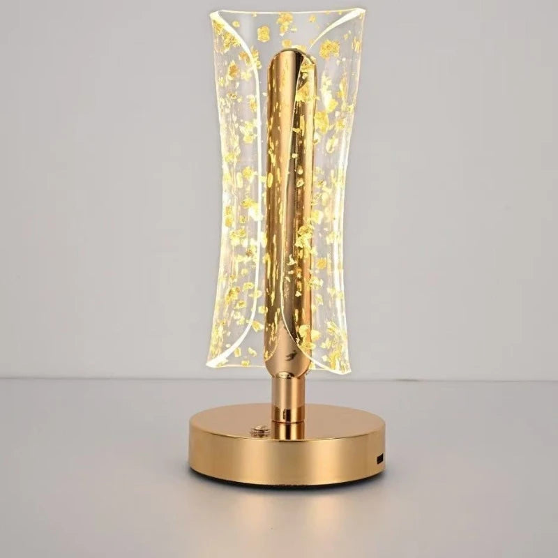 Nordic Creative Acrylic Butterfly Decorative Table Lamp, Luxury Ambient Light for Hotel Bedroom Bedside Vue