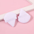 2Pcs/100Pcs Triangle Powder Puff For Loose Powder Liquid Cosmetic Soft Plush Powder Puff Makeup Foundation Puff Makeup Tool Vue 2pcs White