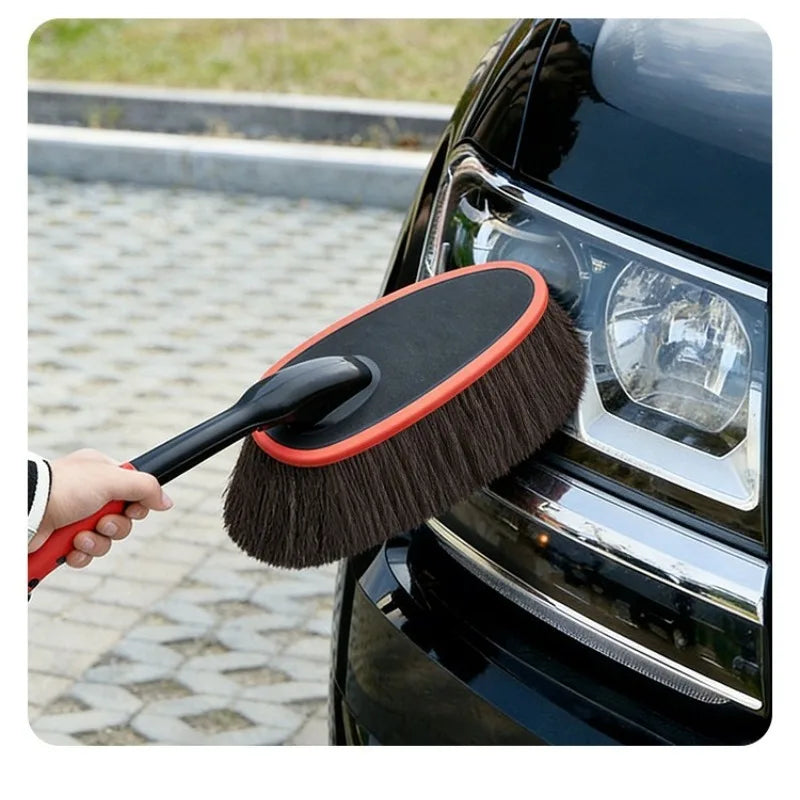 1pcs Scalable Rotating Wax Brush Car Dust Duster Car Dust Dust-removing Car-washing Mop Brush Cleaning Tool Vue