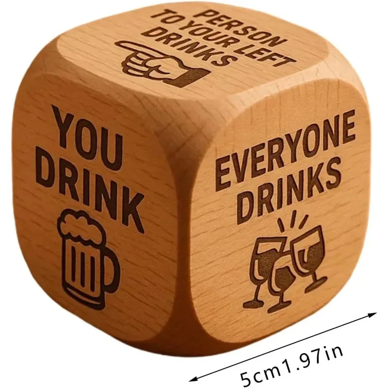Adult Interactive Party Game with Dice - Fun Drinking Challenges for Family College Parties Birthdays - Group Entertainment Gift Vue