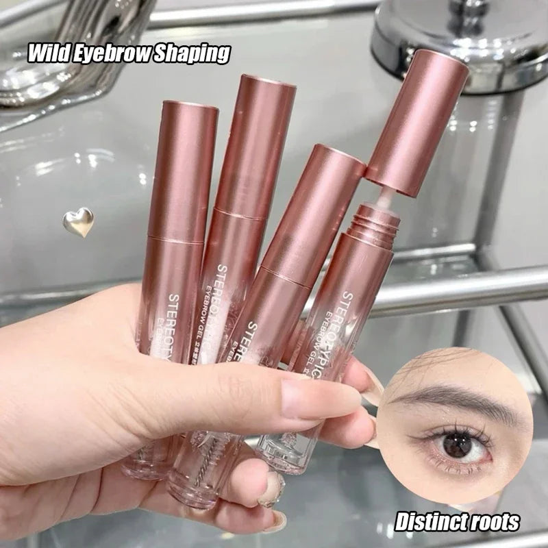 Transparent Waterproof Eyebrow Styling Gel Long Lasting Fixing Brow Soap Cream Makeup Clear Liquid Eyebrow Sealed Layer Cosmetic Vue
