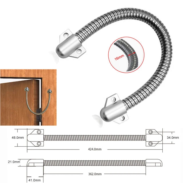 Door Loop Electric Exposed Mounting protection sleeve Access Control Cable Line for Control Lock Door Lock Stainless steel Vue G222