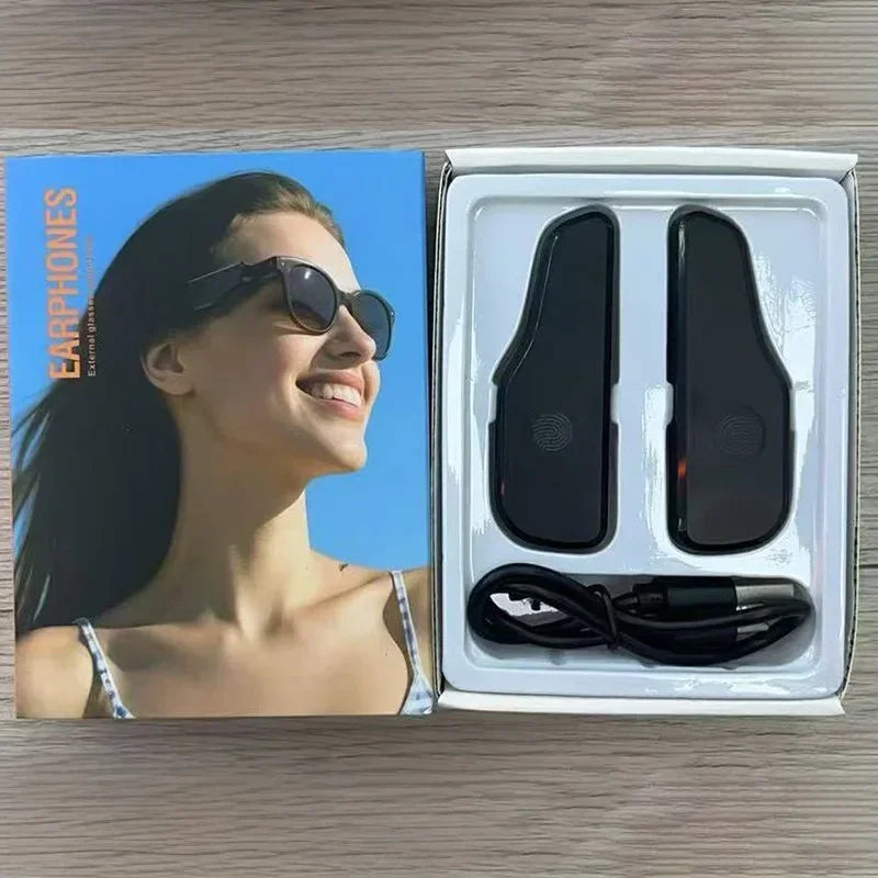 Smart Audio Glasses Headphones Clip-On Bluetooth Glasses Headphones for Outdoor Sports For Eyeglasses Vue