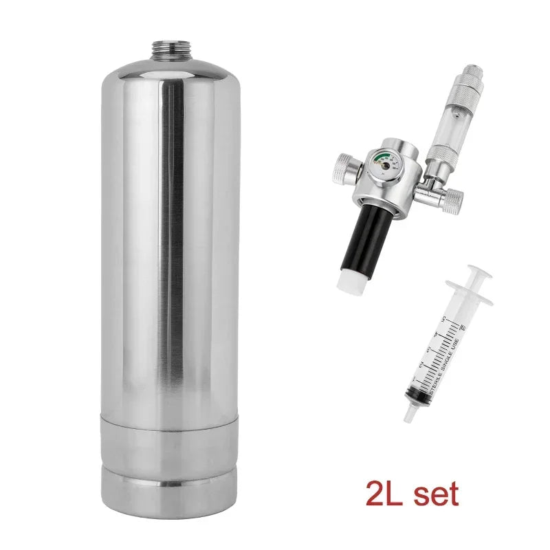 DIY Aquarium CO2 Generator System Kit – Fish Tank Reactor Aquarium CO2 Generator Vue 2L set as shown