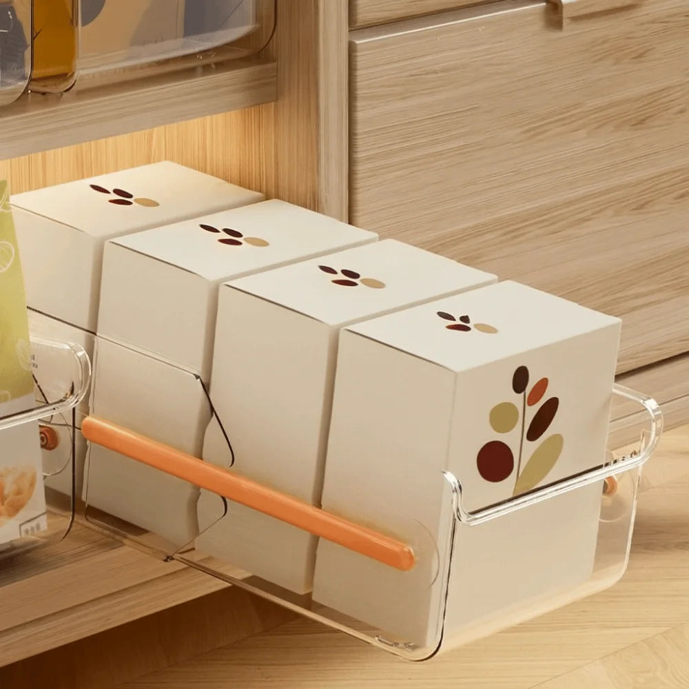 Plastic Retractable Drawer Organizer Right Angle Length Adjustable Extendable Storage Box Space Saving Large Capacity Vue