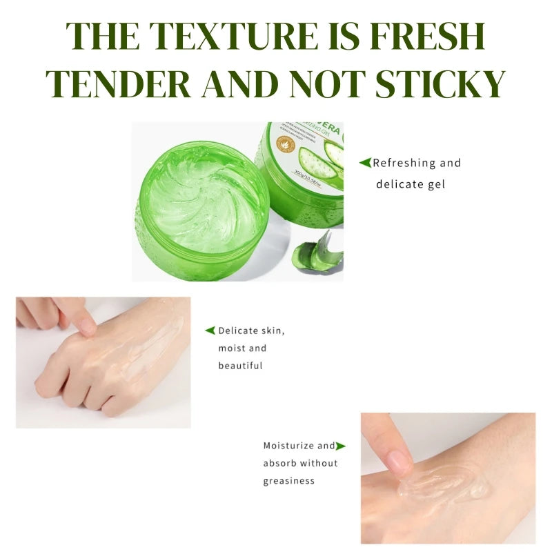 Aloe Vera Gel Moisturizing Cream Facial Brightening Skin Care Product Vue