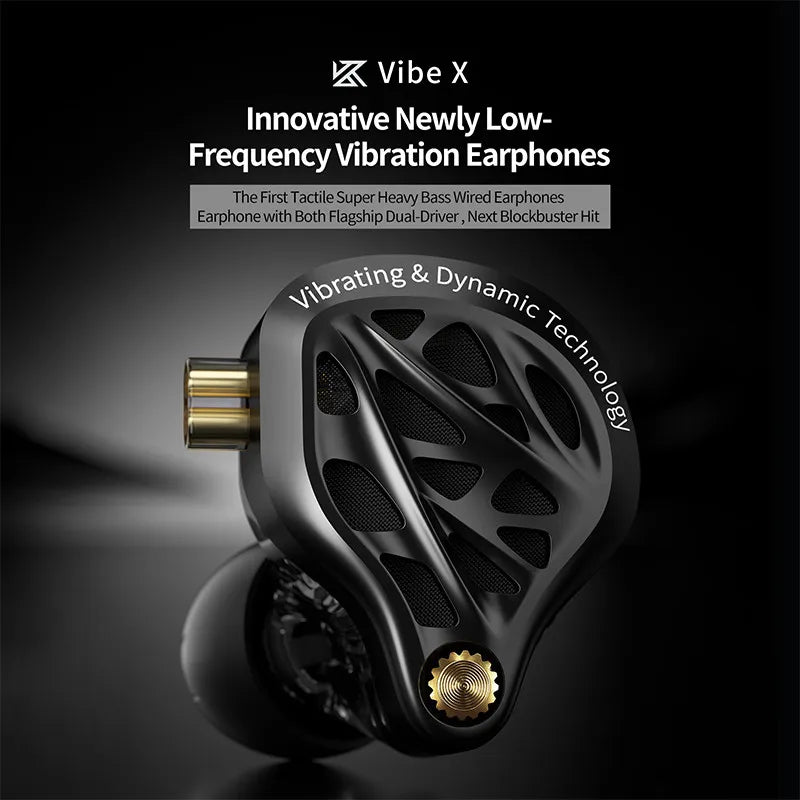 KZ Vibe X Wired In-Ear HiFi Headphones | Bass & Sport Wired In-Ear Headphones Vue