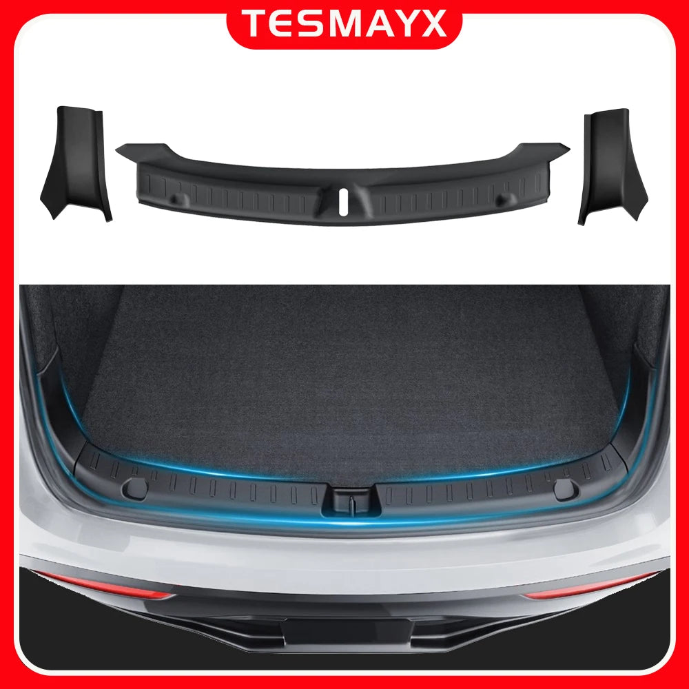 Rear Bumper Trunk Sill Guard Bumper Protection for 2025 2026 Tesla Model Y Juniper Premium & Performance Interior Accessories Vue