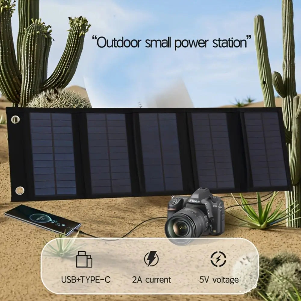 Solar Power Generation Solar Panels Portable 5V Solar Charging Panel Reliable Lasting Solar Photovoltaic Panels on Foot Vue