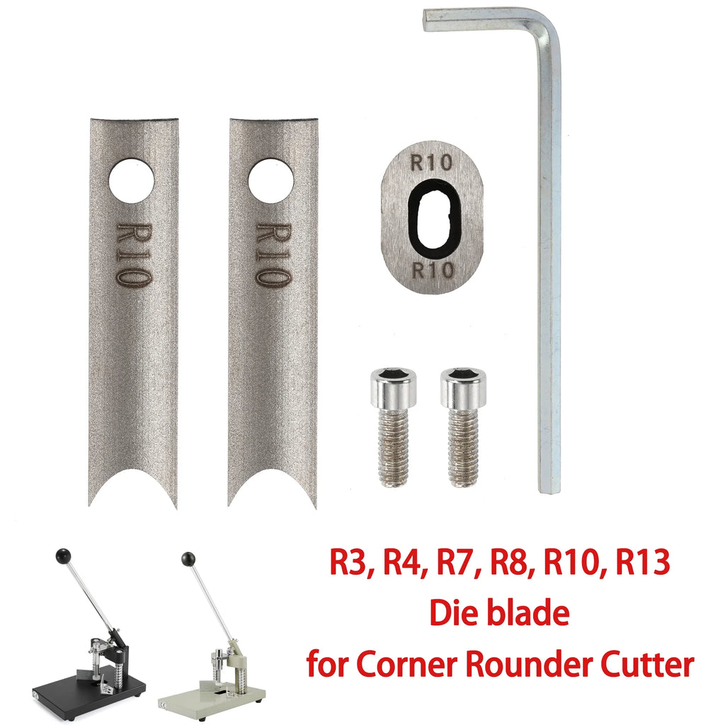 Corner Rounder Die Blades R3–R13 | Replacement Cutting Set Replacement Cutting Blades Vue