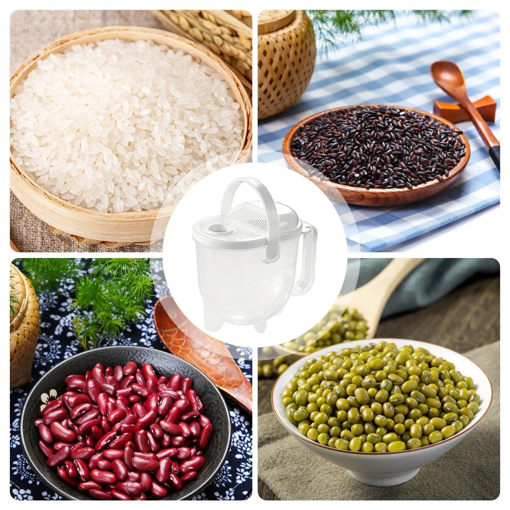 PET Colander Rice Washer Drain Basket Fruit Bowl Washing Drain Basket With Lid Handle Washing Basket Home Kitchen Organizer Vue