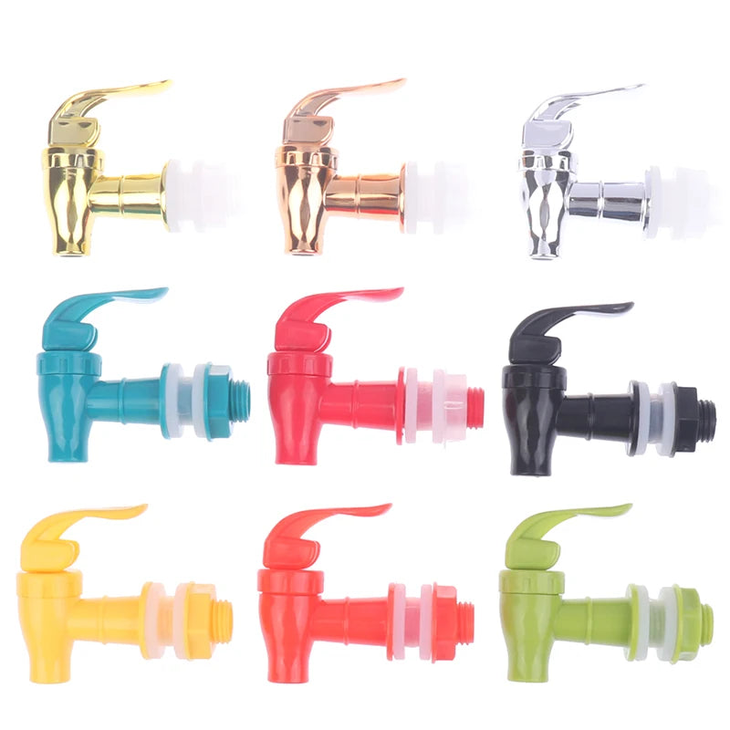 2L Glass Wine Bottle Faucet Replacement Wine Water Tank Spigot for Home Restaurant Party Bar Vue
