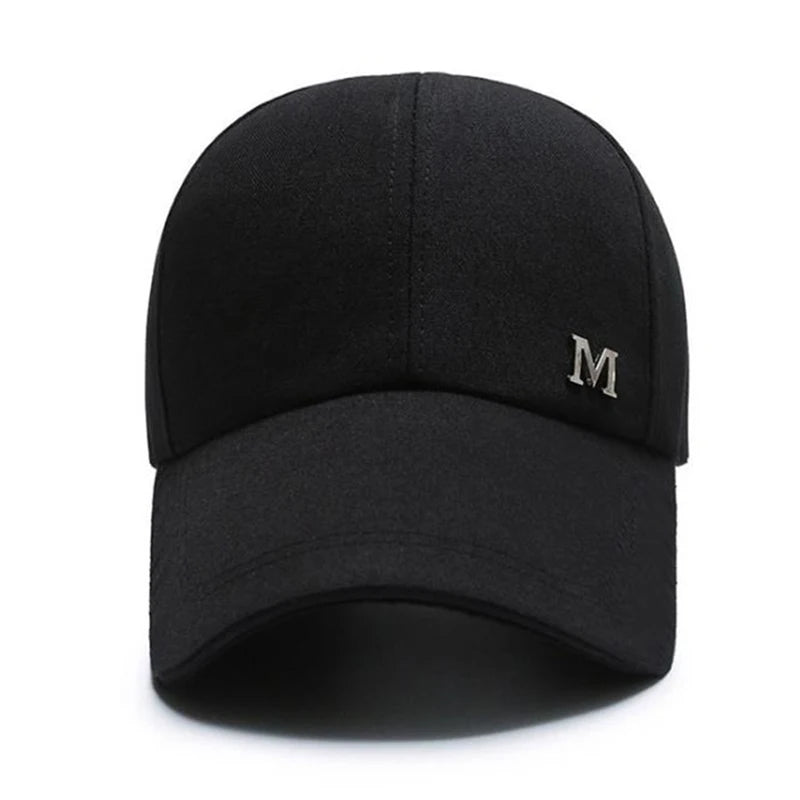 Men Women Baseball Cap Summer Cotton Hat Snapback Hip-Hop Cap Adult Sport Sun Hat Casual Long Brim Sunscreen Golf Cap Vue