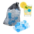 100Pcs PE Reusable Ice Cubes, Slow Melting Refreezable Cooling Blocks, Stainless Steel Whiskey Stones For Coffee Cocktail Juice Vue 100pcs