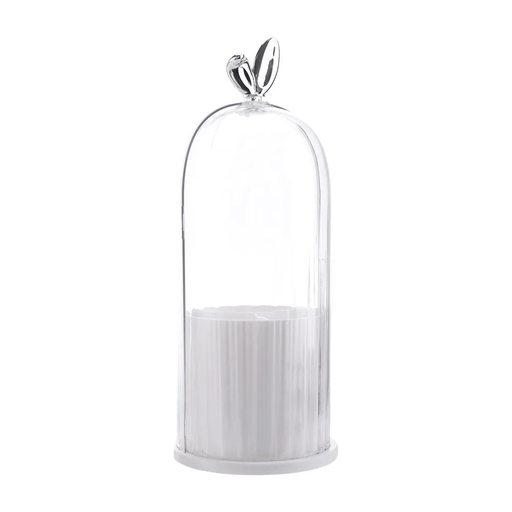 Dustproof Rotating Makeup Brush Holder Rotatable Transparent Makeup Brush Storage Tube Plastic Space Saving Pen Holder Home Vue