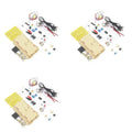 ABKW-3X LM317 Adjustable Voltage Regulated Power Supply DIY Kit 220V Transformer Stabilized Power Supply Laboratory US PLUG Vue Random Color US PLUG