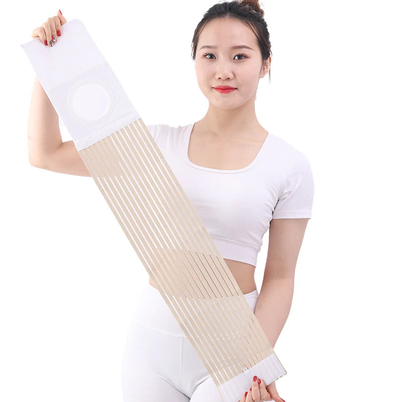 Ostomy Hernia Belt Stoma Support Wraps Unisex Abdominal Binder Brace For Men Women Vue
