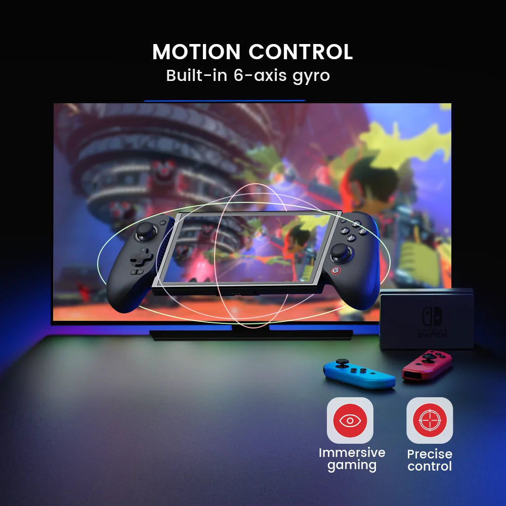 GameSir G8 Plus Gamepad for Nintendo Switch 2/1 Steam PC Phone Controller iOS Android Hall Effect Joysticks and Analog Triggers Vue