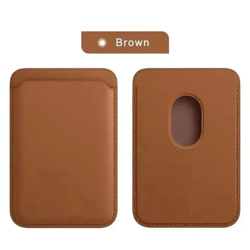 Leather Wallet Case For iPhone 15 Pro Max Magsafe Wallet Leather Compatible For iPhone 14 13 12 Card Holder with MagSafe Magnet Vue Brown