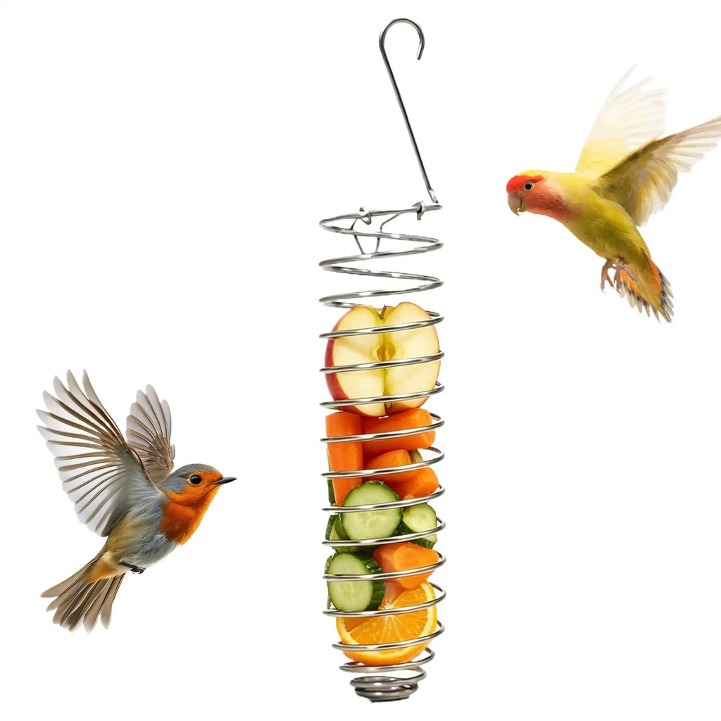 4.5*23cm Millet Foraging Tray Holder Bird Treat Bowl for Cage Parakeet Cockatiel Conure Canary Finch Non Spill Multi Purpose Vue Red