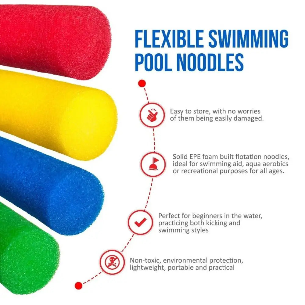 Kids Swimming Pool Foam Noodle Float Aid Swim Noodles Ring Vue