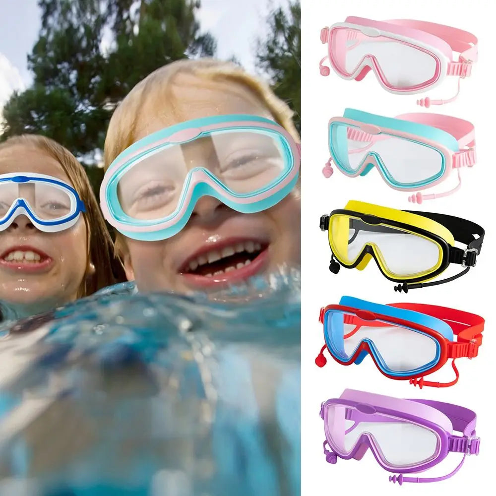 Big Frame Swim Goggles Anti-fog Wide View Scuba Diving Swimming Vue