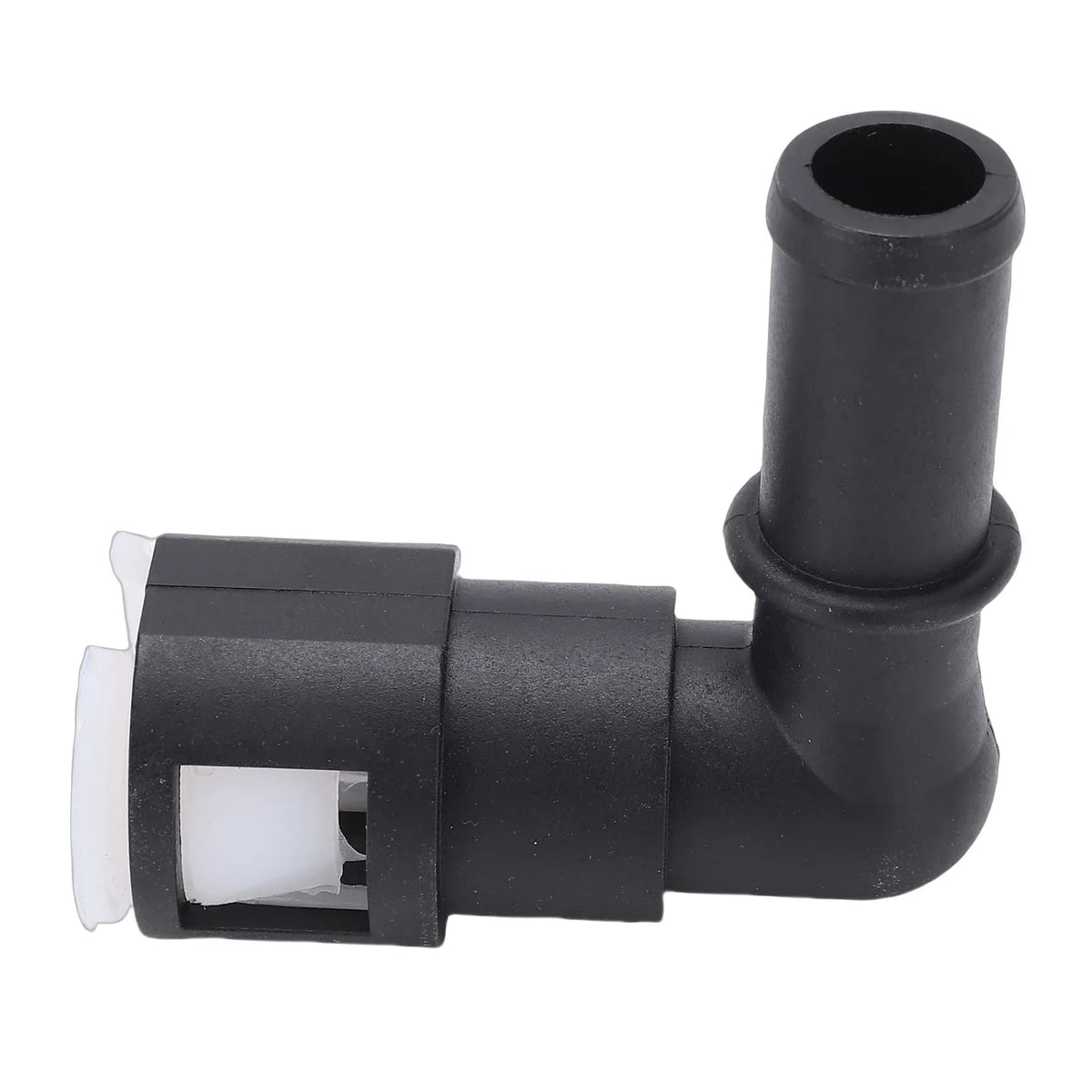 Elbow Heater Hose Connector Heater Hose Connector 90 Degree Elbow 800-416 Replacement for 3500 6.7L L6 2007-2010 Vue black