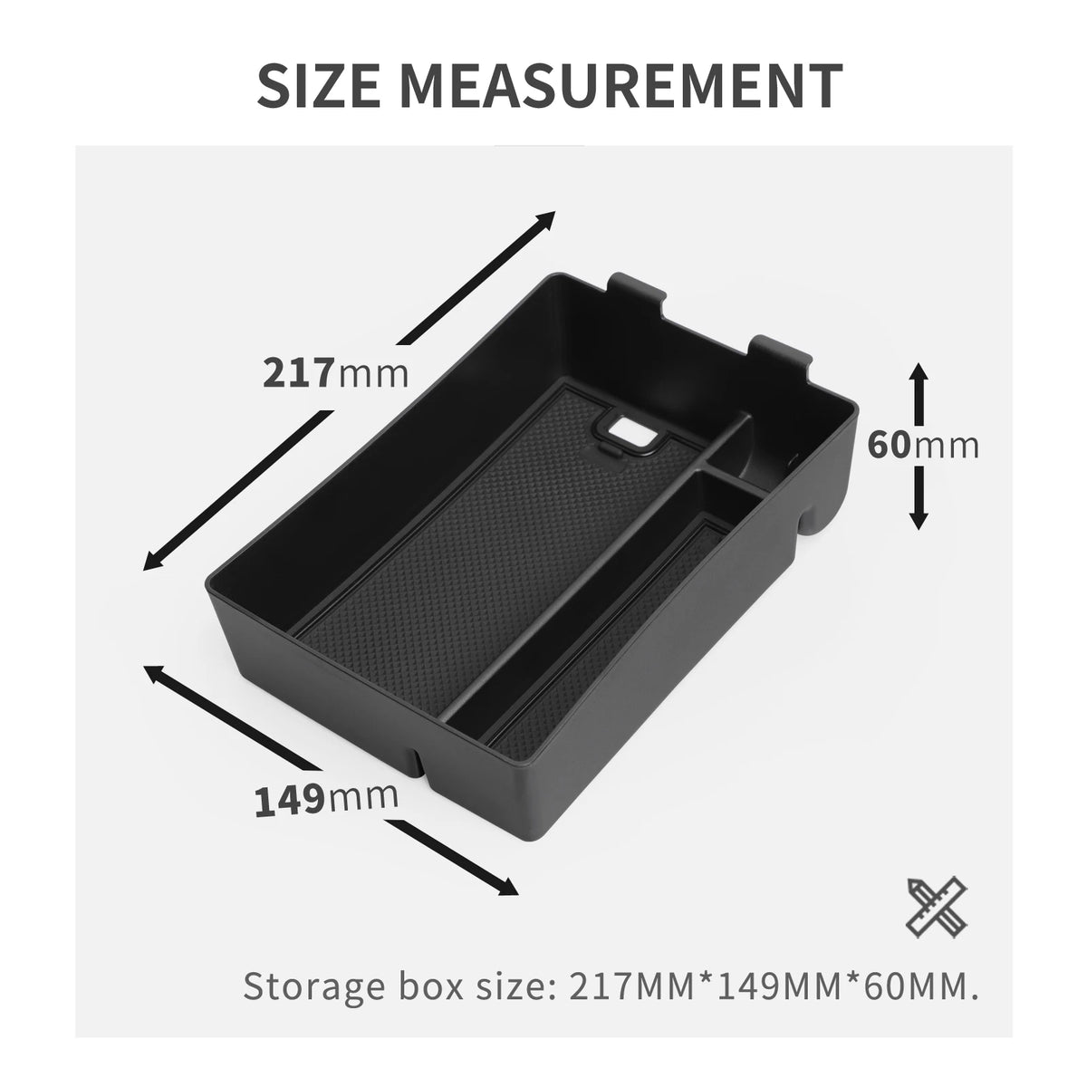 Smabee for Chevrolet Malibu 2016 - 2024 Center Console Armrest Storage Box Car Central Tray Organizer Accessories Tidying Vue