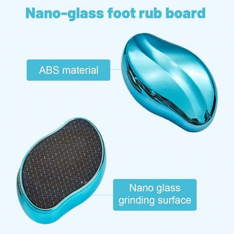 Nano Glass Foot File, Manual Foot File, Wet Dry Scab Removal, Washable and Reusable, Professional Foot File, Used for Foot Care Vue