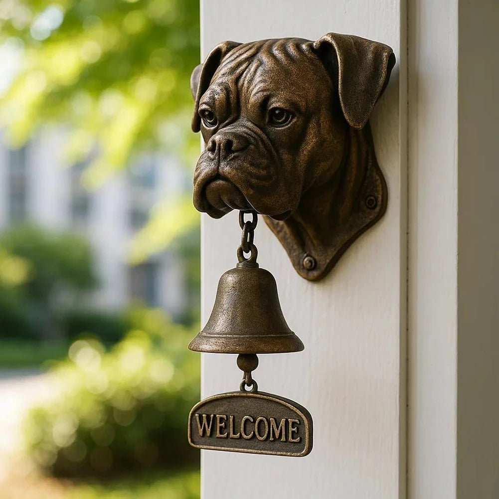 Retro Pug Wall-Mounted Decorative Door Bell Chime | Home & Office Decorative Door Bell Vue