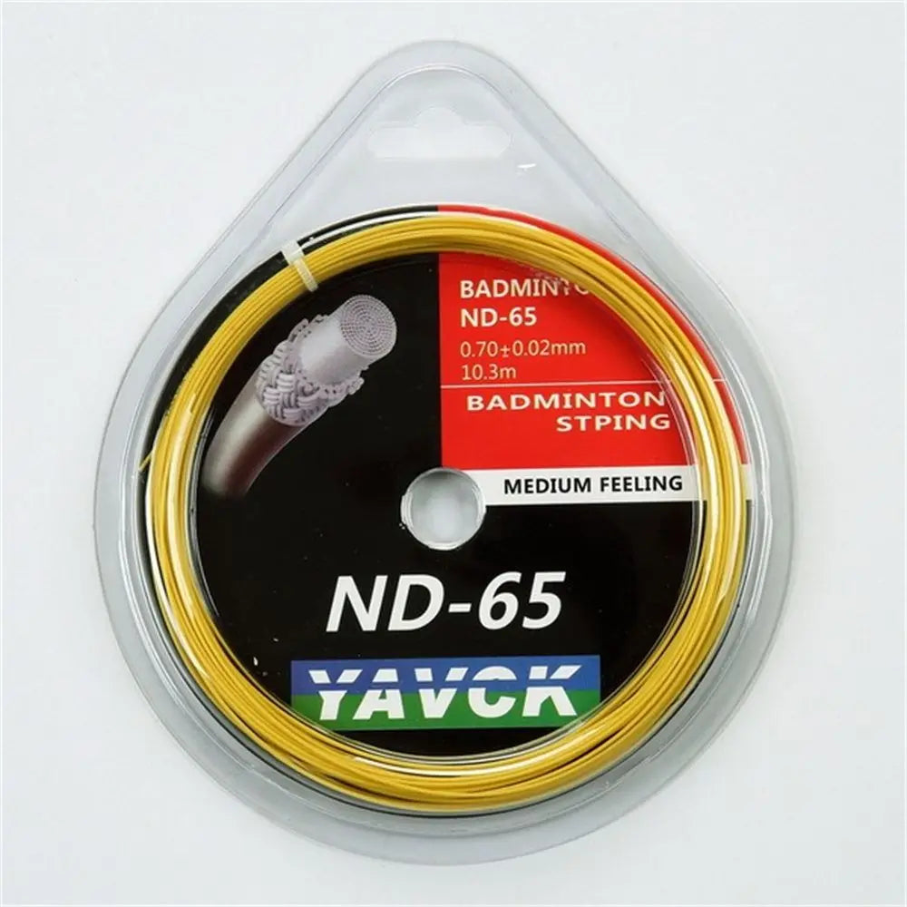 Sport Equipment 0.7 mm Badminton Training Carbon Nanofiber Badminton String Badminton Net Badminton String Line Shuttlecock Net Vue yelllow