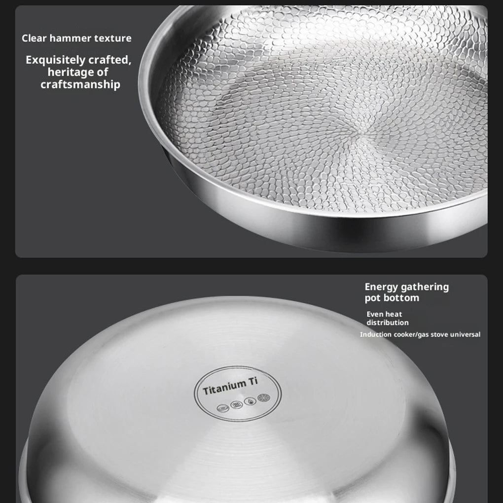Titanium Frying Pan with Lid – Non-Stick, Energy-Saving Titanium Frying Pan Vue