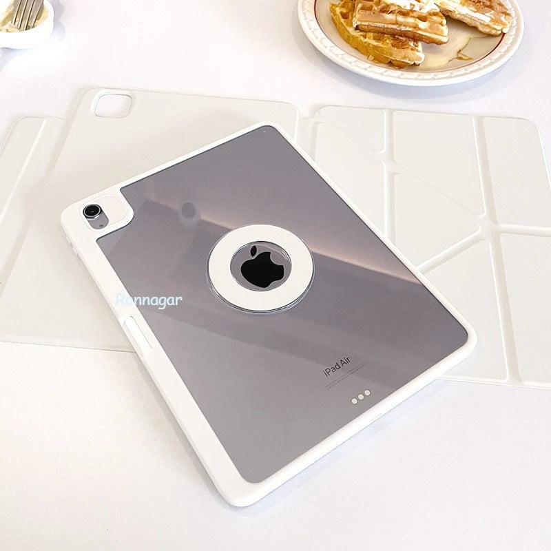Ronnagar Y Folding Magnetic iPad Case | Multi-Model Fit Tablet Folio Case Vue