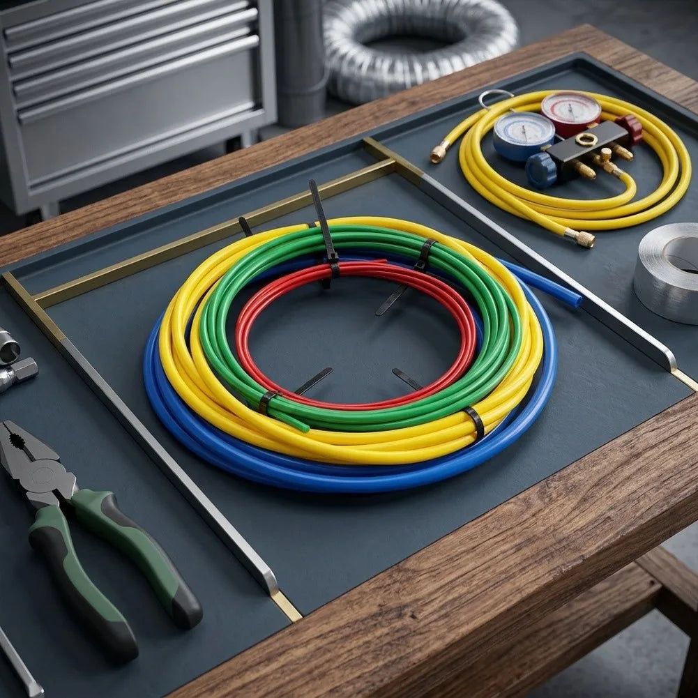 PE Plastic Copper Pipe Bending Strips 1/4"–5/8" | AC Tube Kit Pipe Bending Tool Kit Vue