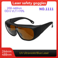 Eye Protection CE EN207 Validated OD6+ 900-1100nm Flexible PC Temple Laser Lenses for Multi-kW Fiber Laser Metal Cutting Factory Vue Model 1111 OD6