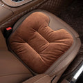 Flannel Car Seat Cushion Winter Warm Anti Slip Rear Seat Soft Pad For Honda Civic CR-V HR-V Accord Jade Crider Odyssey CRV Fit Vue 1PC Coffee Honda
