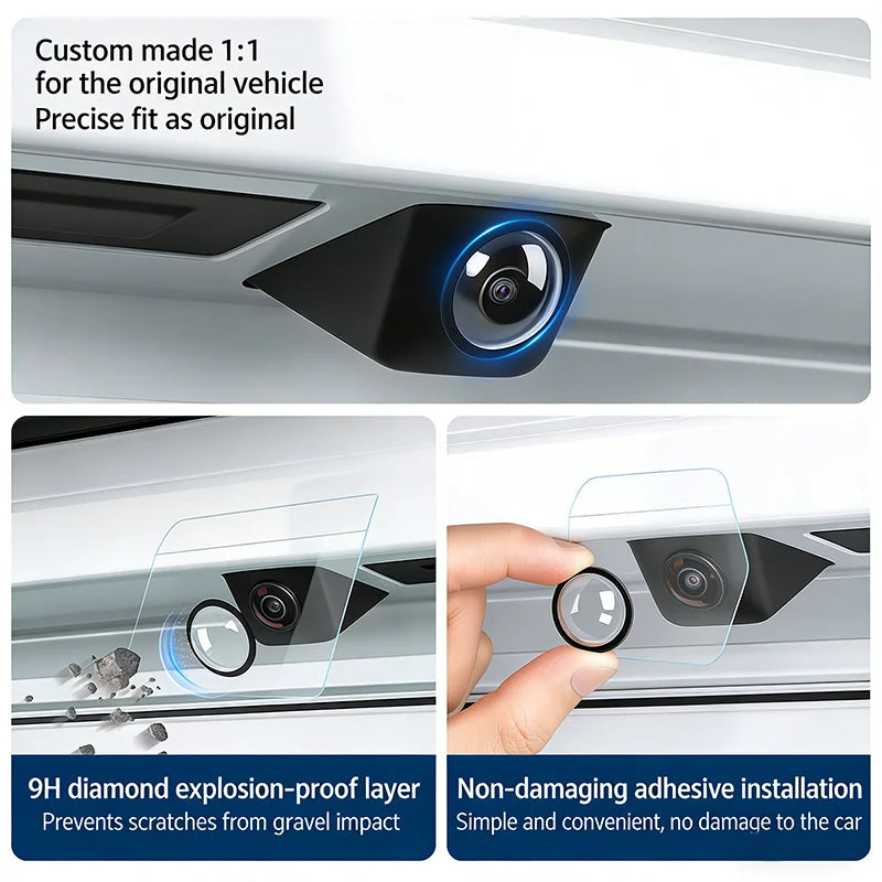 Car 360 ° Camera Protection Cover, Reverse Image Lens Protection Cover Scratch Resistant Car General Motors Exterior Protection Vue